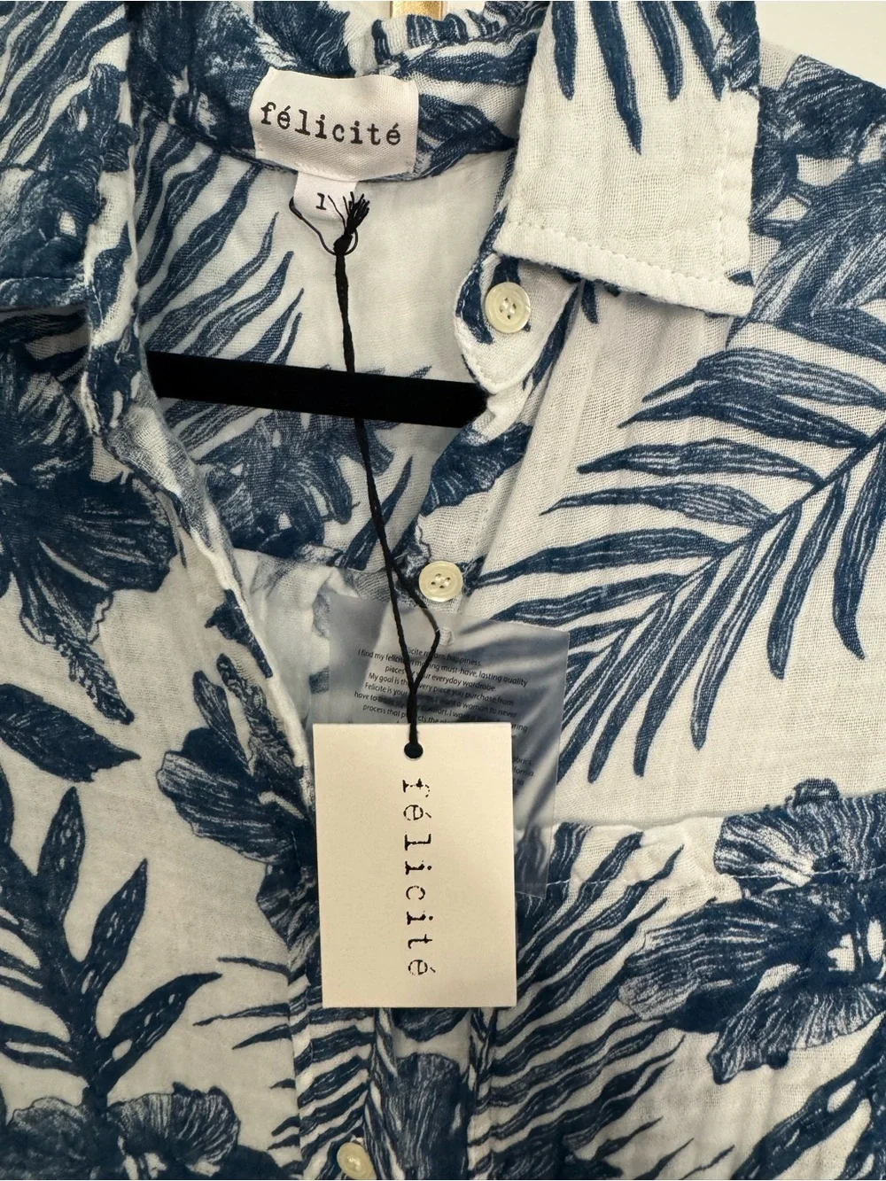 Felicite | Tropical Palm Gauze Matching Set